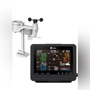 Logia 7-in-1 Weather Station Indoor/Outdoor Weather Monitoring System